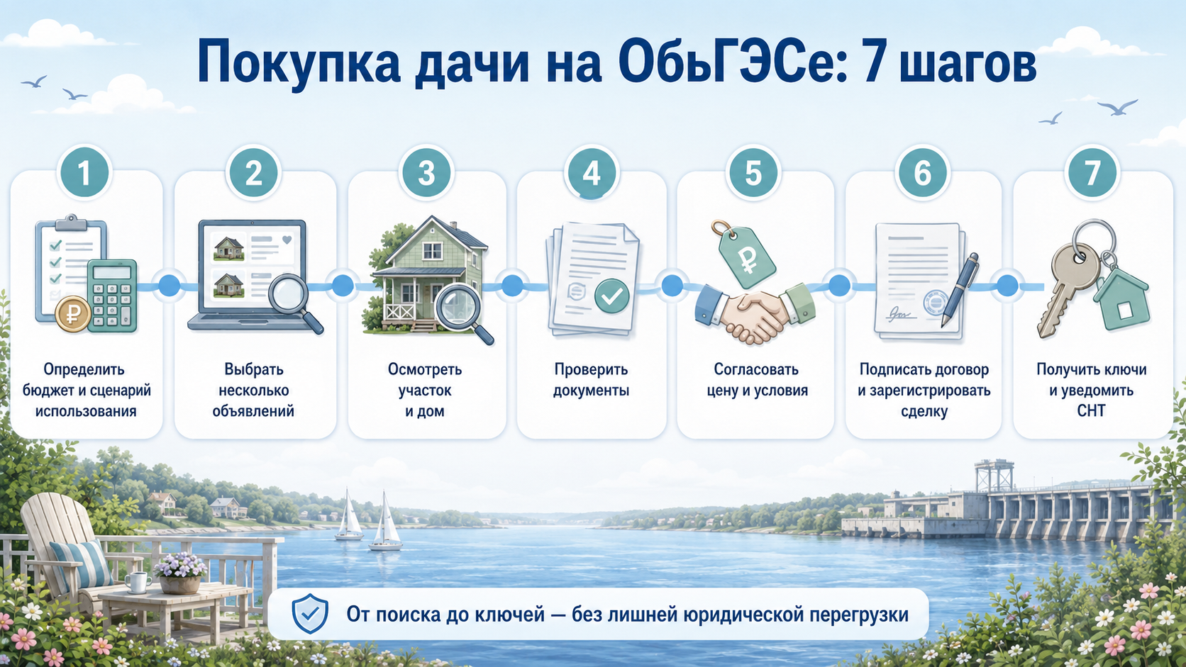 Купить дачу на ОбьГЭСе